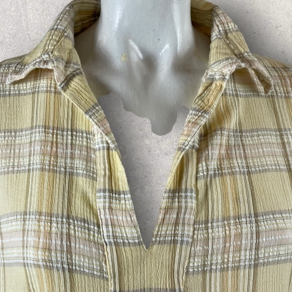 Sundance Shirt Womens Large Gauze Pullover Long Sleeve Large - Picture 2 of 12